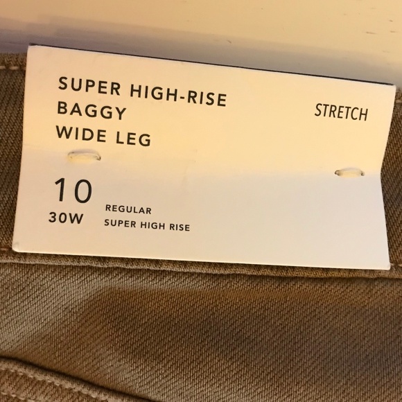 NWT AEO DREAMY DRAPE HIGH-WAISTED BAGGY WIDE-LEG PANTS - Picture 6 of 13